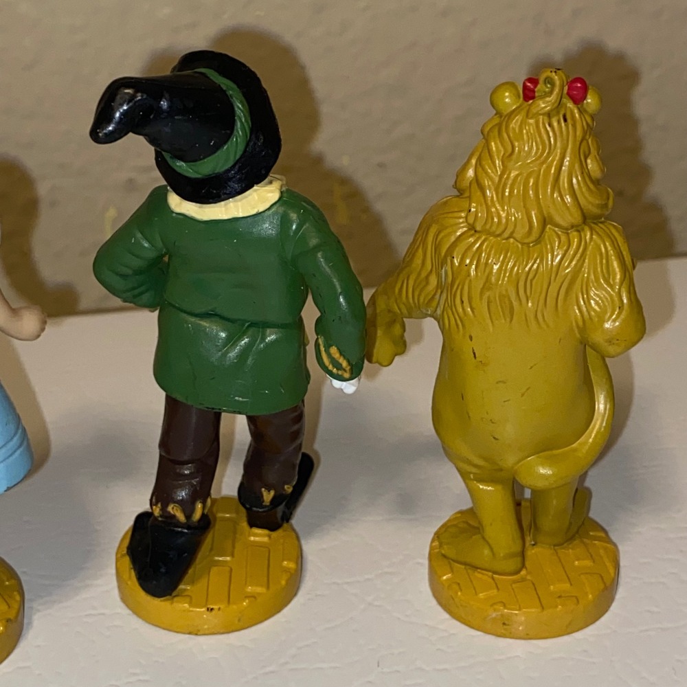 Vintage Wizard of Oz Collectible Figurines Set Dorothy Wicked Witch Scar Glinda - Picture 7 of 11